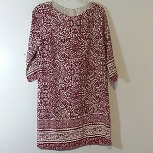 Skies are Blue floral sheath dress size S